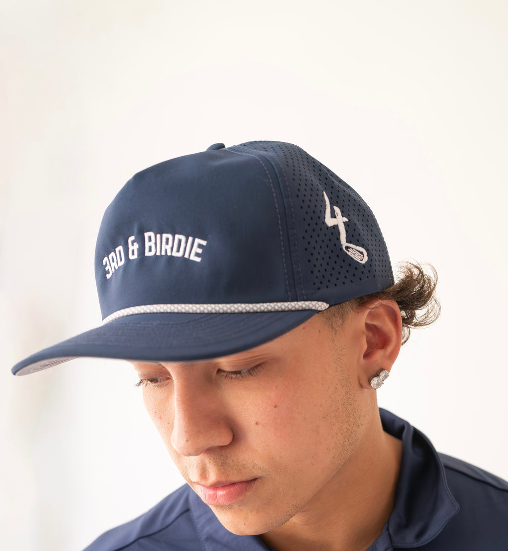 3rd & Birdie Rope Hat - Navy Blue