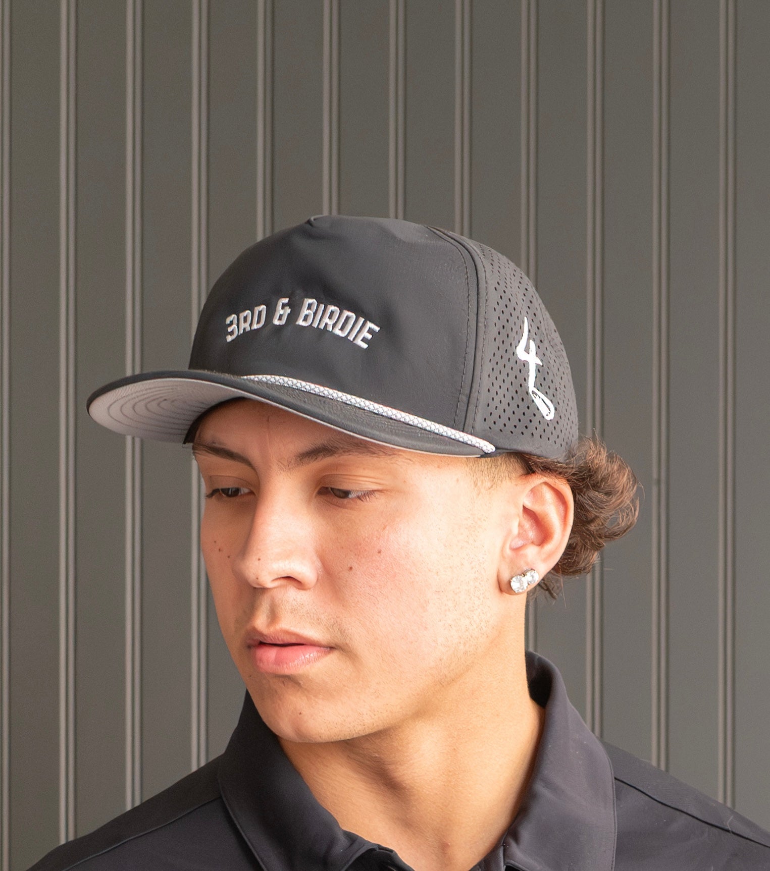 3rd & Birdie Rope Hat - Black