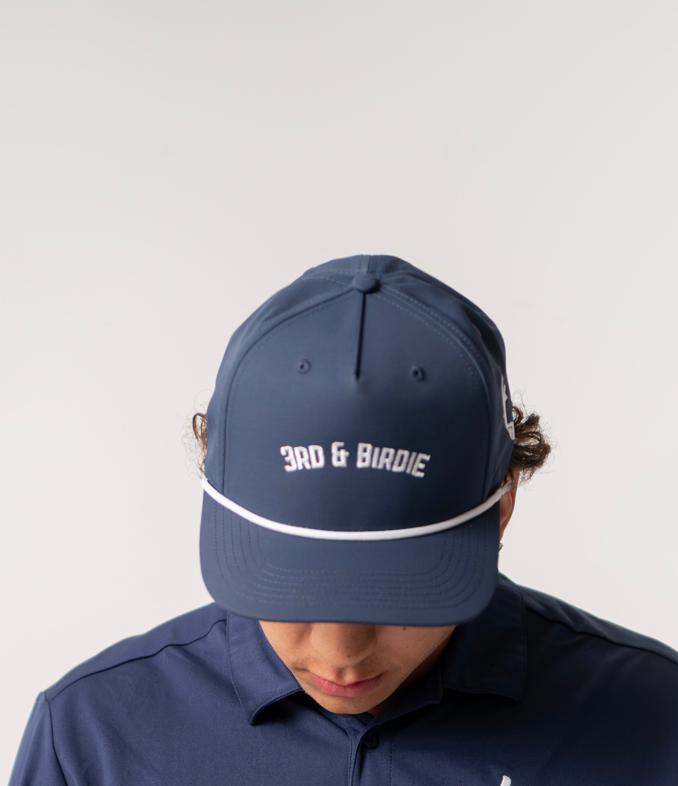 3rd & Birdie Rope Hat - Navy Blue