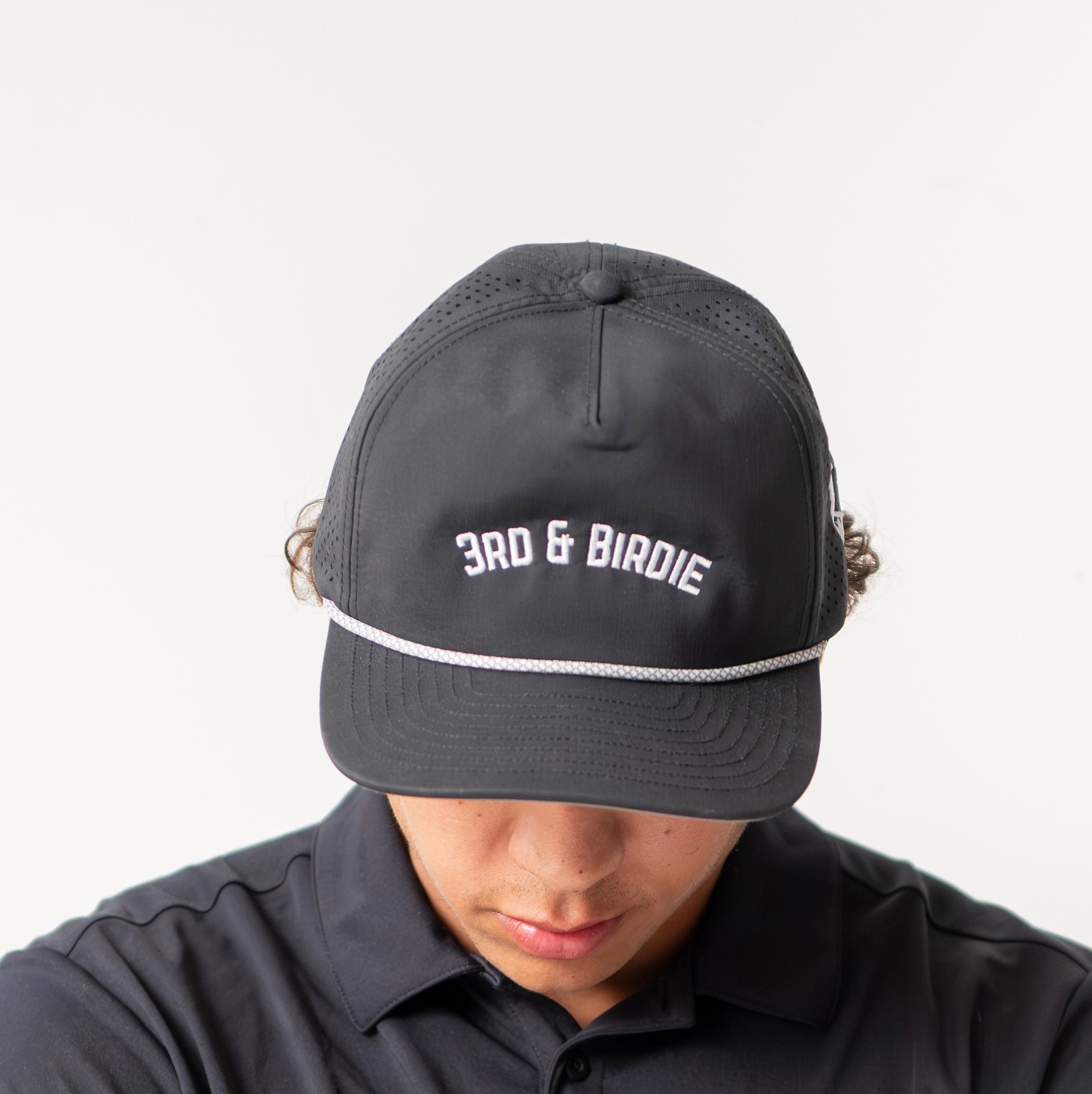 3rd & Birdie Rope Hat - Black
